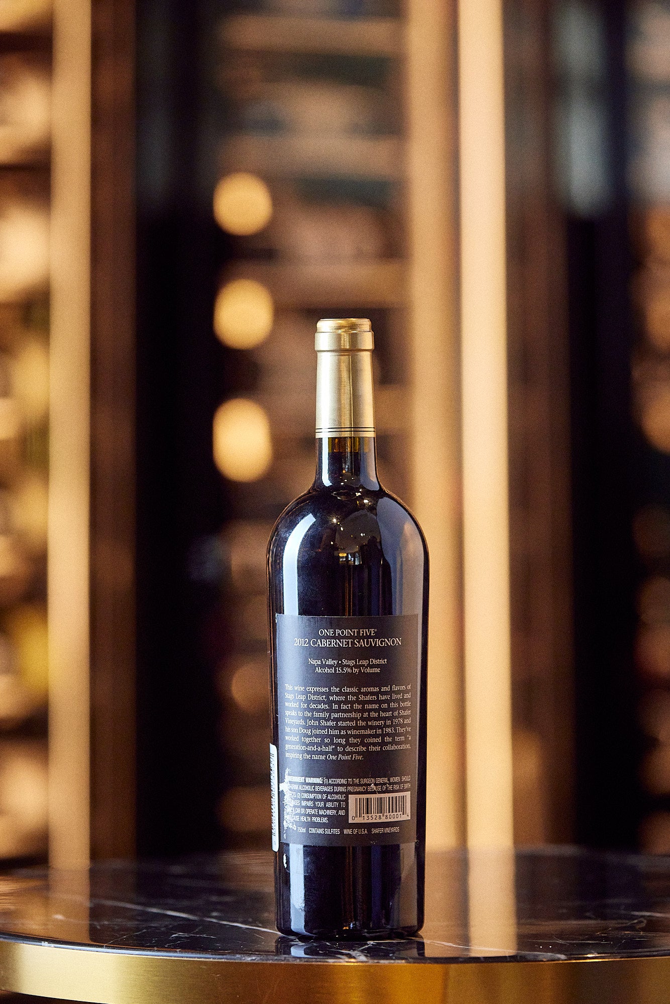 2012 Shafer One Point Five Cabernet Sauvignon Stags Leap District